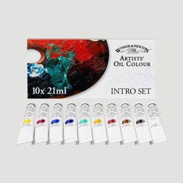 Set Introduttivo Colori a Olio Artists Winsor&Newton, 10 colori da 21ml