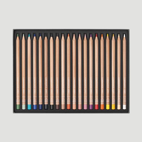 Confezione 20 Matite Colorate Luminance Caran d'Ache, tonalità ritratto