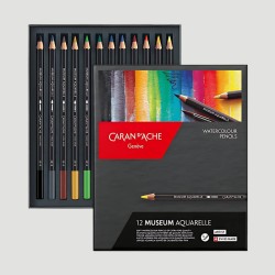 Confezione 12 Matite Colorate Acquerellabili Museum Caran d'Ache