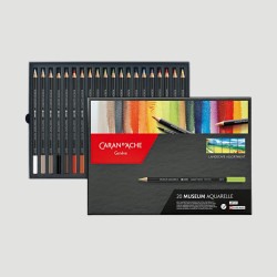 Confezione 20 Matite Colorate Acquerellabili Museum Caran d'Ache, tonalità paesaggio