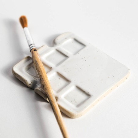 Tavolozza XSmall Vanilla Fatta a Mano Myuras, Formato 9x9cm