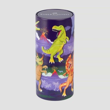 Confezione 20 Pennarelli Connector Dinosauro Faber-Castell