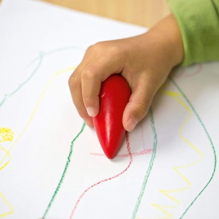 Confezione 6 Pastelli a Cera Forma Conica Faber-Castell