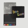 Confezione 24 Matite Colorate Black Edition Faber-Castell