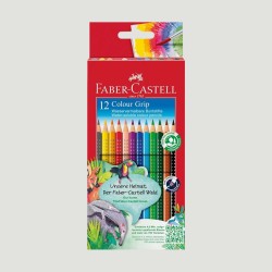 Confezione 12 Matite Colorate Colour Grip Faber-Castell