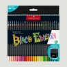 Confezione 50 Matite Colorate Black Edition Faber-Castell