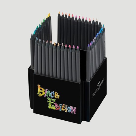 Confezione 50 Matite Colorate Black Edition Faber-Castell