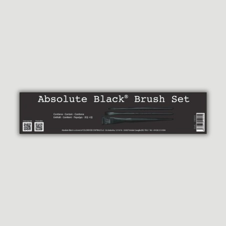 Set 3 Pennelli Absolute Black
