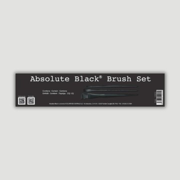 Set 3 Pennelli Absolute Black