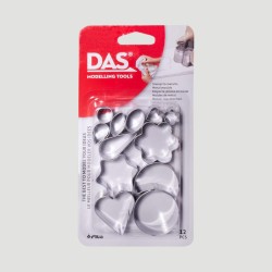 Confezione 12 Stampi in Metallo DAS