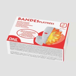 Confezione 4 Bende Gessate DAS, Formato 3m x 8cm