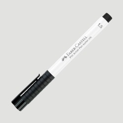Penna Pitt Artist Pen Bianca Faber-Castell, 2 Punte