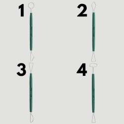 Mirette in Plastica DAS, in 4 diverse forme