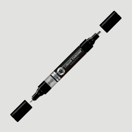 Marker Molotow Liquid Chrome Twin, Doppia Punta 1,5mm e 4mm