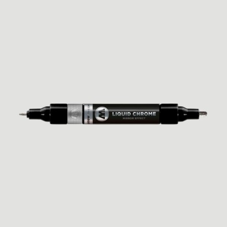 Marker Molotow Liquid Chrome Twin, Doppia Punta 1,5mm e 4mm