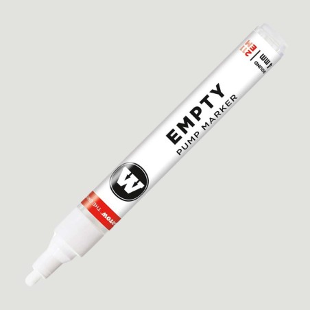 Marker Vuoto Ricaricabile Molotow Empty Pump Marker, punta da 4mm e serbatoio da 8,5ml
