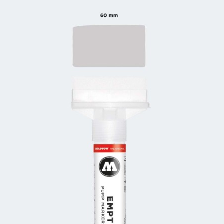 Marker Vuoto Ricaricabile Molotow Masterpiece Empty Pump Marker, punta 60mm