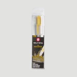 Set 3 Penne Sakura Gelly Roll, Oro, Argento e Bianco
