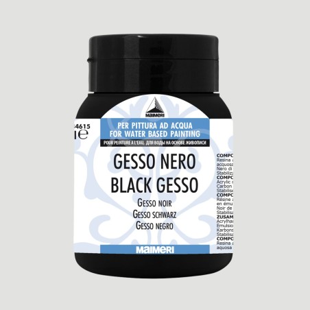 Gesso Acrilico Nero Maimeri, Formato 500ml