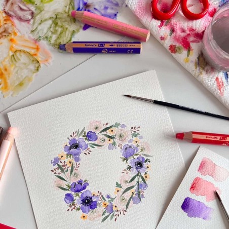 Confezione Matitoni Colorati Multiuso Stabilo Woody, 6, 10 e 18 colori