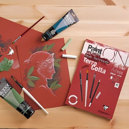 Album Paint On Terracotta Clairefontaine