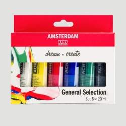 Set Acrilico Amsterdam con tubetti da 20ml