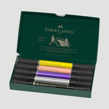 Confezione 5 Pitt Artist Pen Dual Marker, colori fashion