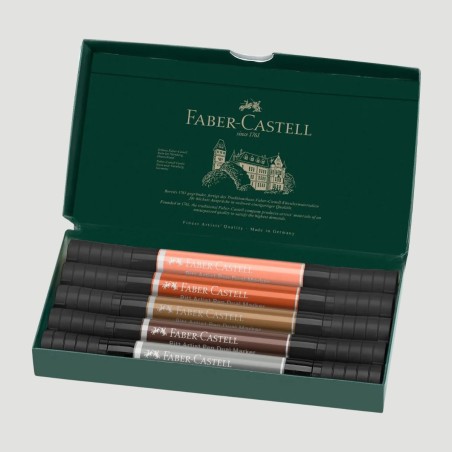 Confezione 5 Pitt Artist Pen Dual Marker, colori ritratto