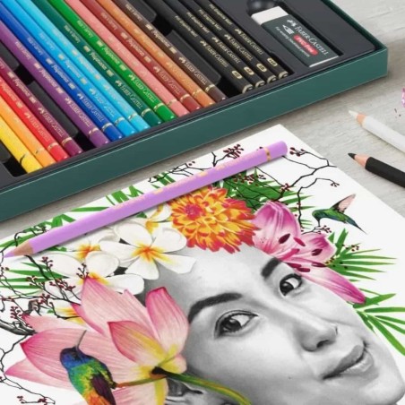 Confezione Matite Colorate Polychromos e Matite Pitt Graphite Matt, 23 pezzi