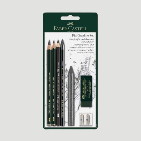 Set Pitt Graphite Faber-Castell, 7 pezzi