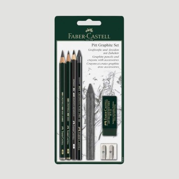 Set Pitt Graphite Faber-Castell, 7 pezzi