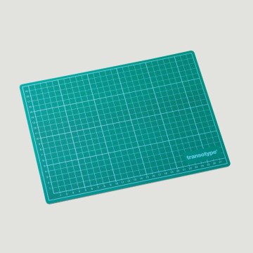 Tappetino da taglio Verde e Nero Transotype