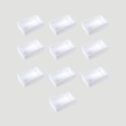 Confezione 10 Godet Interi Vuoti