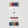 Set introduttivo pastelli morbidi Sennelier, confezione da 12 o 24 pastelli per ritratti, paesaggi o opere astratte