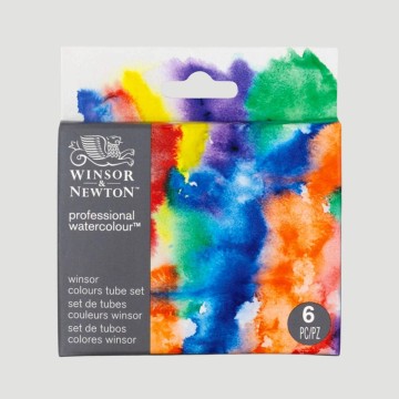 Set Winsor Professional Watercolour Winsor&Newton, 6 colori Winsor in tubetti da 5ml