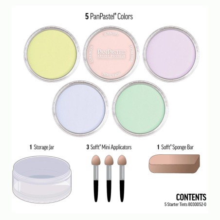 Starter Set Tints PanPastel, 5 colori pastello