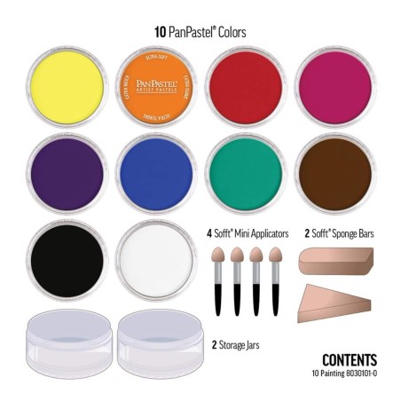 Set Painting PanPastel, 10 colori