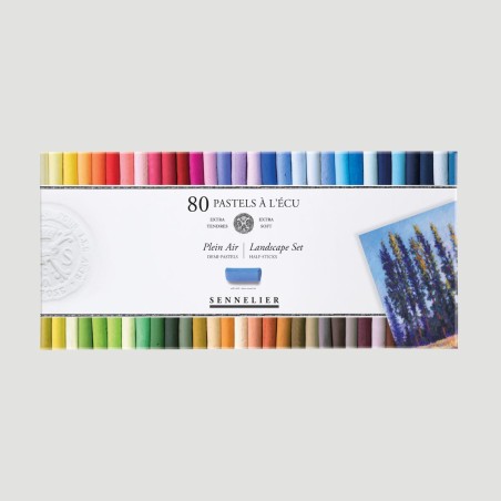 Set da 80 mezzi pastelli Sennelier En plein Air, colori paesaggio