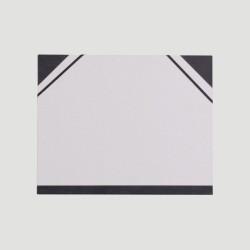 Cartelletta Portadisegni Grigia Clairefontaine, in cartone personalizzabile