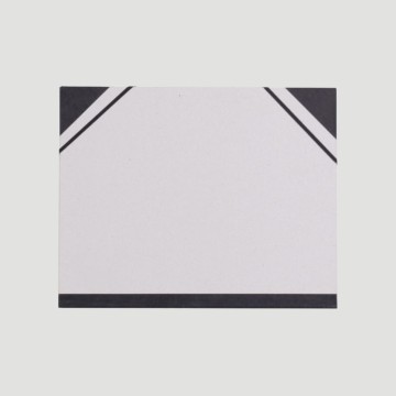 Cartelletta Portadisegni Grigia Clairefontaine, in cartone personalizzabile