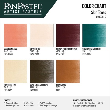 Set Skin Tones PanPastel - MomArte