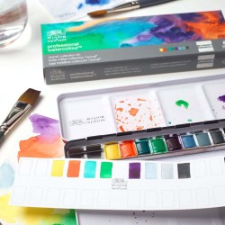 Professional Watercolour Revival Collection 8 Mezzi Godet - MomArte