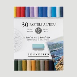 Set Mezzi Pastelli Morbidi Sennelier, 30 Colori per realizzare paesaggi Marini