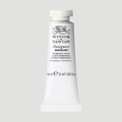 Designer Gouache Winsor&Newton, Colore Bianco Permanente Formato 14ml