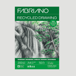 Blocco da Disegno Ecologico - Grana Naturale 200gr Fabriano