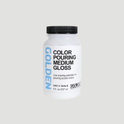 Golden Colour Pouring Medium Brillante