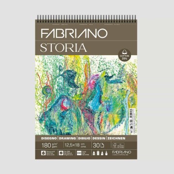 Album da Disegno Spiralato Fabriano Storia, Spirale Lato Corto