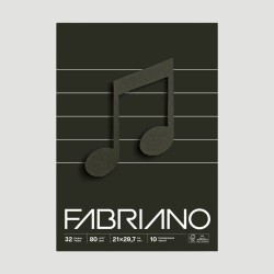 Quaderno Musica Fabriano, Formato A4