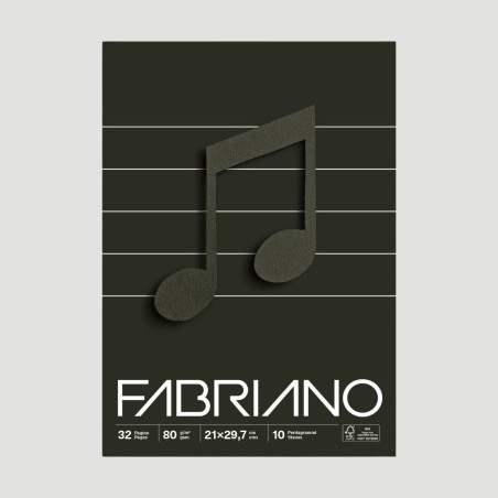 Quaderno Musica Fabriano, Formato A4