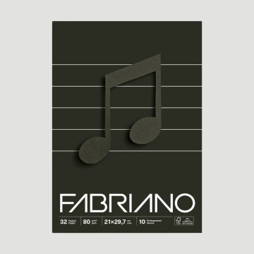 Quaderno Musica Fabriano, Formato A4